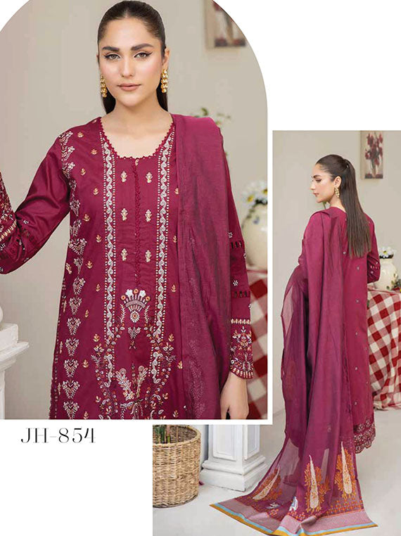 Eshaa By Johra Lawn Collection 2025 (JH-854)