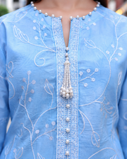 Alzohaib DHAGAKARI Digital Printed Embroidered 3 Piece Lawn Suit