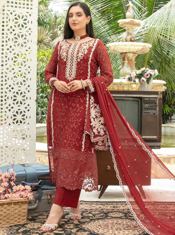 Nuresa By Tawakkal Semi-Stitched Chiffon Collection 2025 (D-5722)