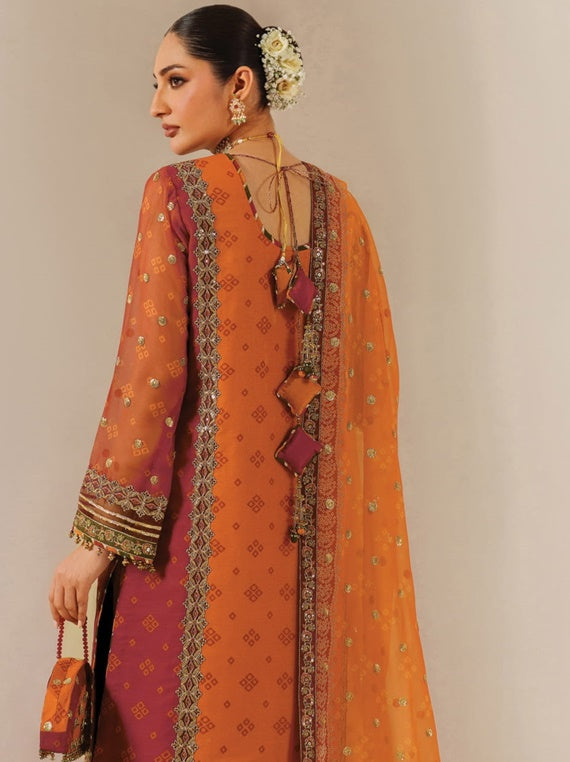 Alizeh Fashion Fleur Embroidered Chiffon Collection (04-Zyne)