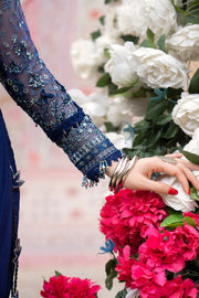 Luxury Embroidered Organza Cutwork Formal Suit with Chiffon Dupatta