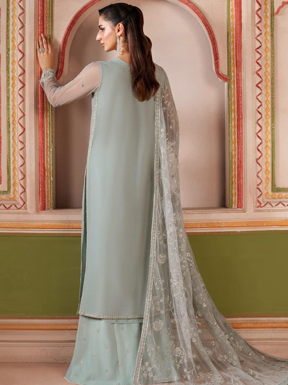 Falesia By Zarif Unstitched Hand Embellished Formals 2025 (DINAAR)