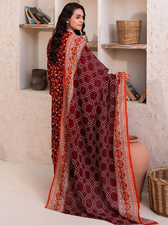 Pop Series 2 By Zesh Printed Lawn Collection 2025 (D-05)