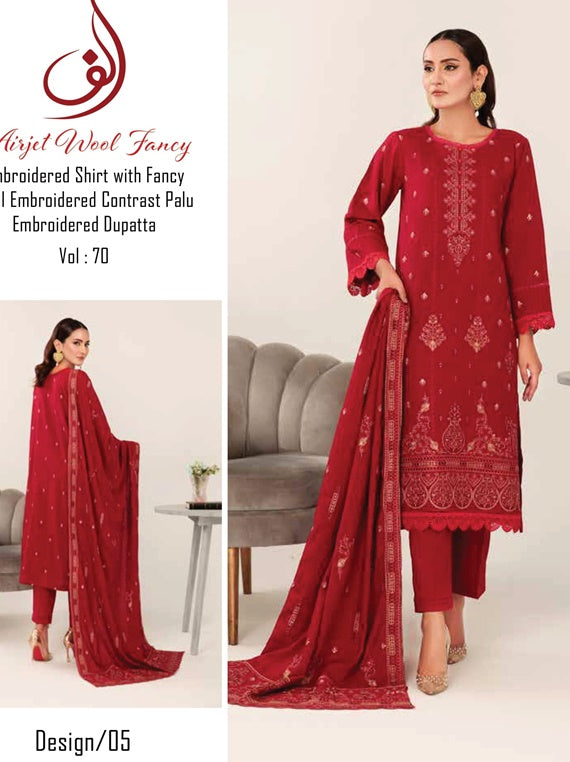 Alif Airjet Wool Collection 2024 Vol-70 (Design-05)