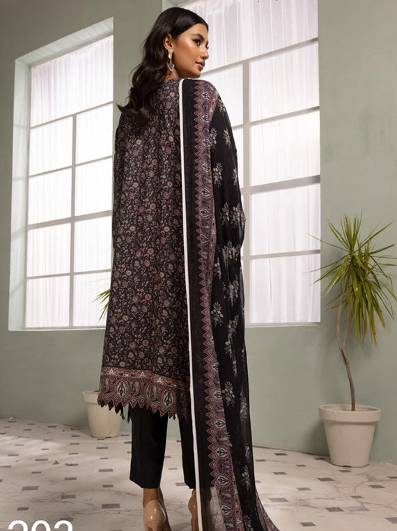 Huma By Shaista Viscose Collection 2024 (D-203)