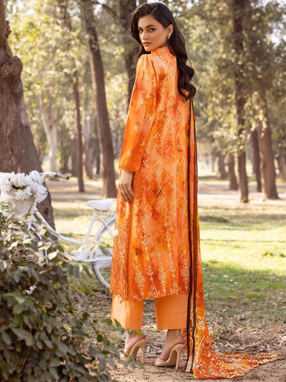 Shaista Chikankari Lawn Collection 2025 (D-05)