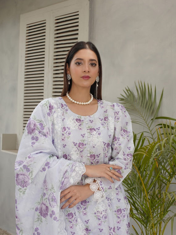 Khatoon By Manizay Lawn Collection 2025 (Design-05)