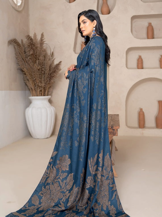 MAIRA peach leather embroidered luxury winter collection (D-05)