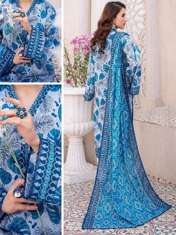 Zesh Drop-13 Lawn Collection 2025 (Z-06)