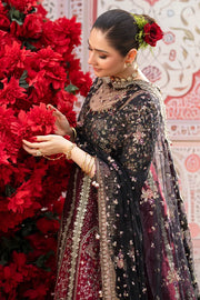 Nureh Jhoomro Embroidered Raw Silk & Net Luxury Formal Suit