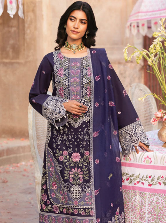 Husn-e-Jahan By Mahnur Lawn Collection 2025 (D-05)