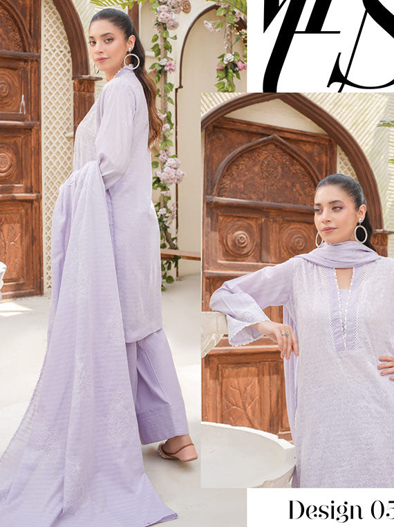 Dilkash Mumtaz By Manizay Lawn Collection 2025 (Deisgn-05)