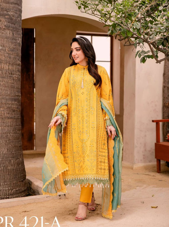 Khass By Peridot Dobby Lawn Collection 2025 (PR-421A)