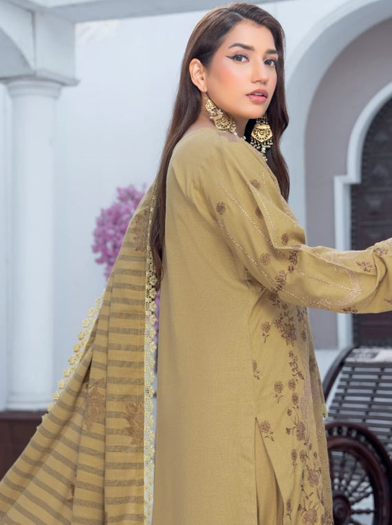 Gulzar premium winter  slub collection By Riaz Arts (D-05)