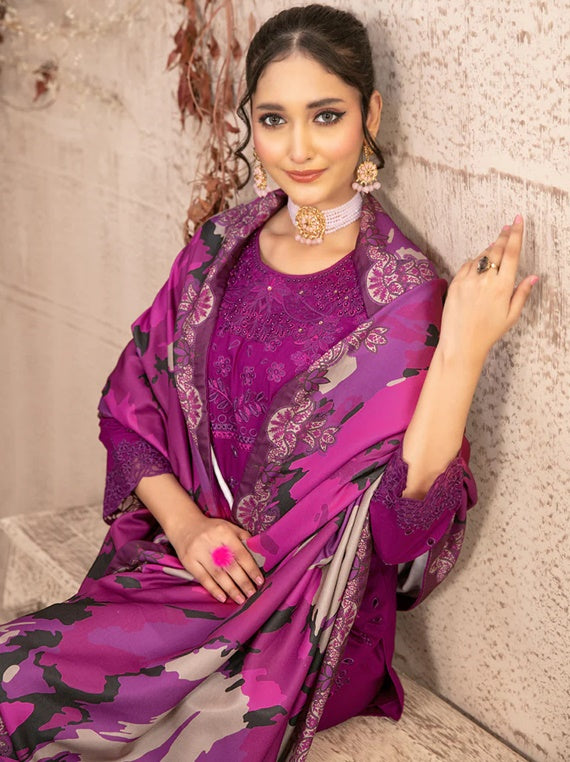 Saran By Tawakkal Stitched Embroidered Staple Collection 2024 (D-4064)