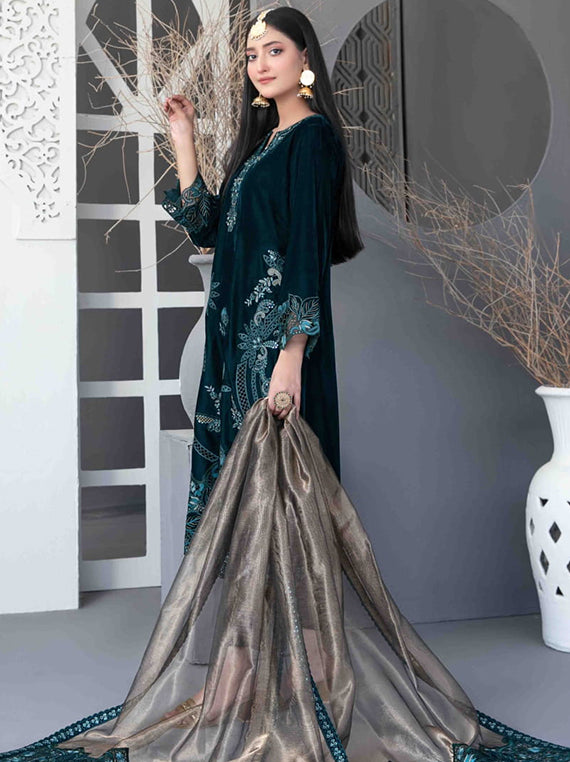 Makhmal e Kahani By Tawakkal Velvet Collection 2024 (D-3968)