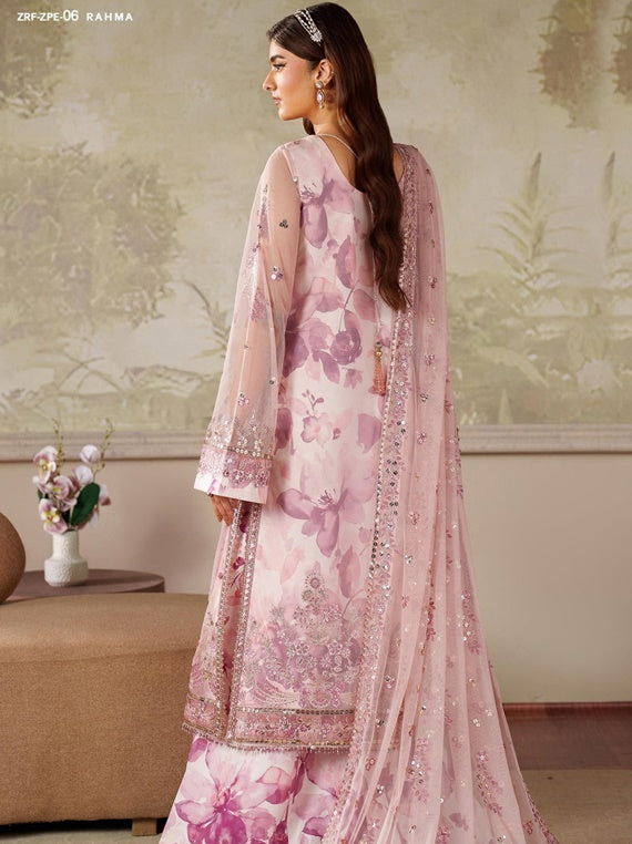 Zaneera Printed and Embroidered Collection By Zarif (RAHMA)