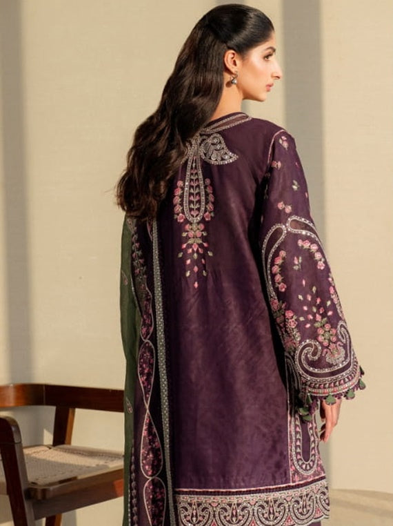 Shahkaar By Jazmin Luxury Eid Lawn Collection 2025 (SL25-D6)