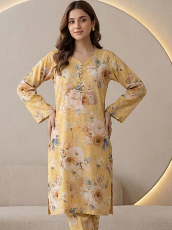 NOORE 2 Piece Stitched Collection By Tawakkal 2026 (D-5492)