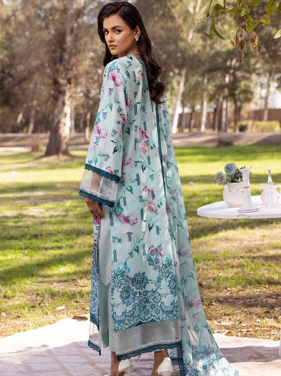 Shaista Chikankari Lawn Collection 2025 (D-06)