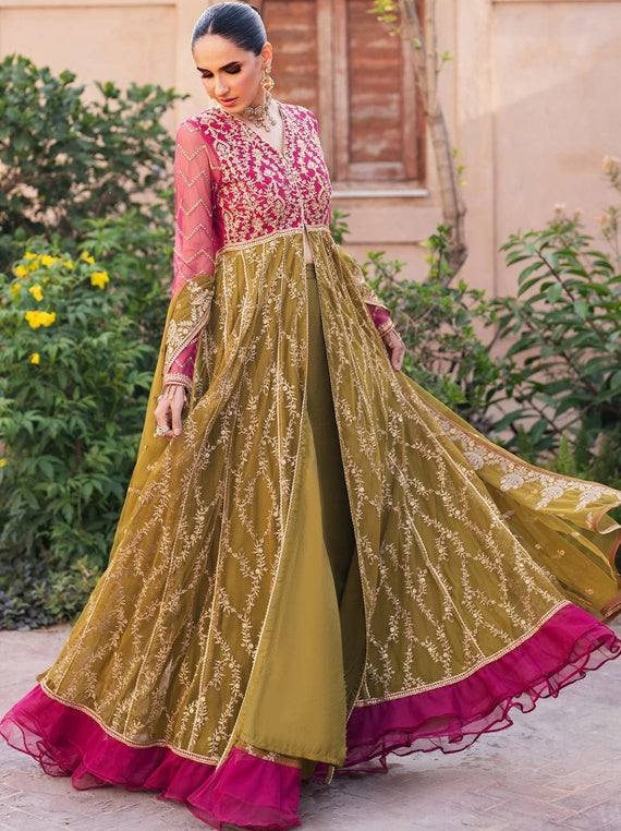 Sahiba By Zarif Net Collection 2025 (UNST-SBA-03 LARA)