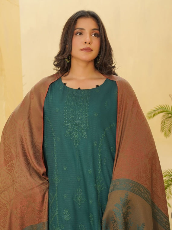 KISHORE KA ANDAZ Embroidered Dhanak Collection by Manizay (D-06)