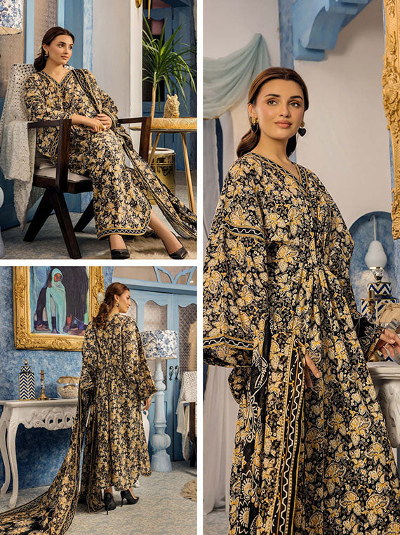 Honey By Safwa Lawn Collection 2025 Vol-02 (D-06)