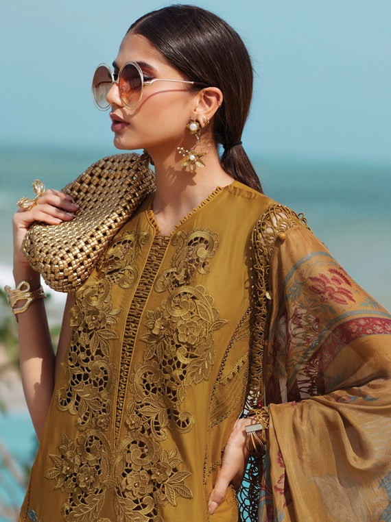 Maria B Luxury Lawn Collection 2025 (D-06)