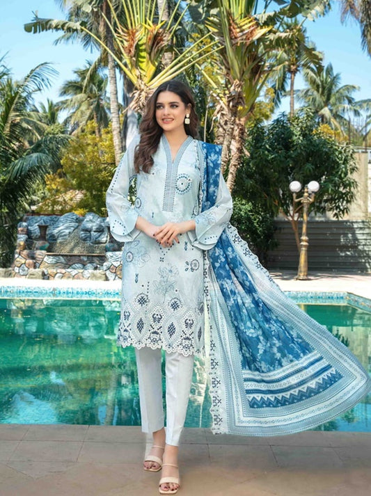 Thamina By Tawakkal Slub Lawn Collection 2025 (D-1198)