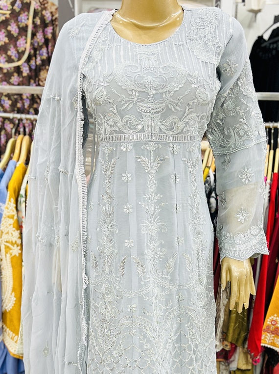 Embroidered Frock Collection 2024 (SF-06)