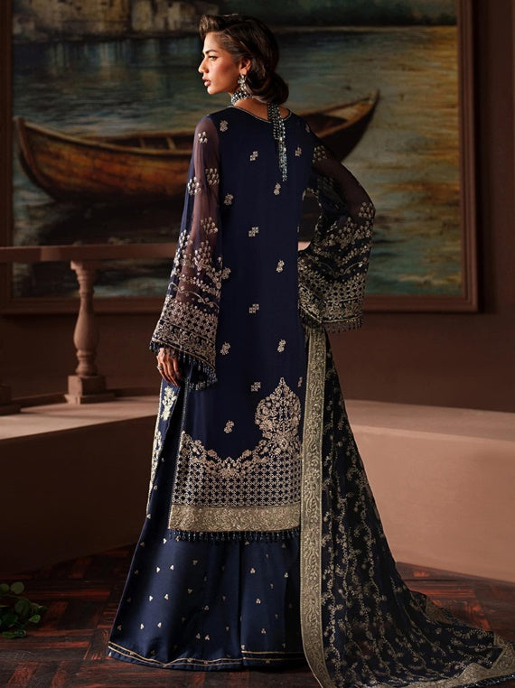 Zarif Premium Chiffon Collection 2025 (ZRF-PRC-06 FELICIA)