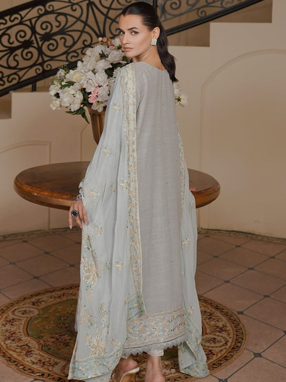 Naimal by Johra Embroidered lawn karandi Collection (JH-1148)
