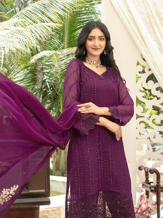 Nuresa By Tawakkal Semi-Stitched Chiffon Collection 2025 (D-5723)