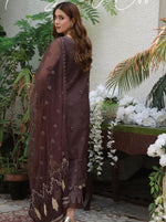 Navia Alkousar By Ahmed Organza Collection 2025 (D-06)