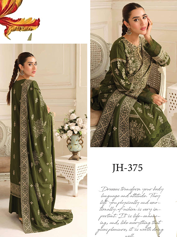 Emilie By Johra Embroidered Winter Collection 2024 (JH-375)