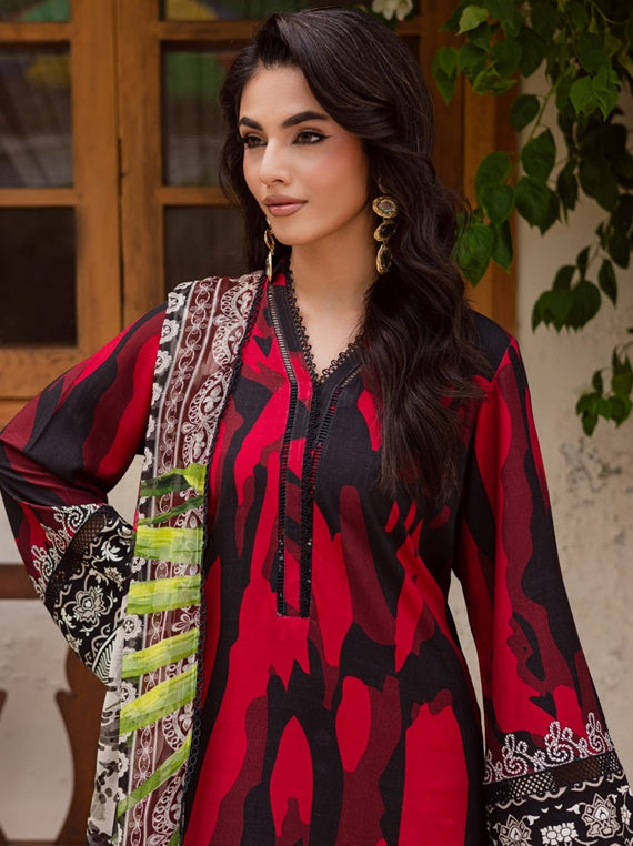 Signature print by Nurèh Printed viscose slub linen collecton (SP-169)