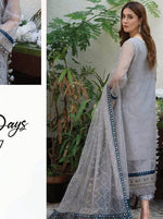 Navia Alkousar By Ahmed Organza Collection 2025 (D-07)