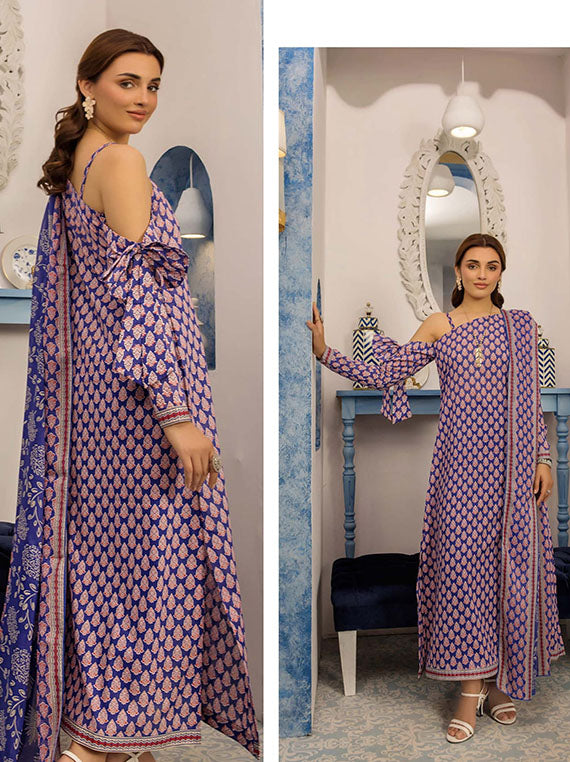 Honey By Safwa Lawn Collection 2025 Vol-02 (D-07)