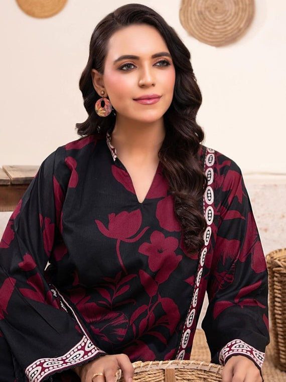 Pop Series 2 By Zesh Printed Lawn Collection 2025 (D-07)