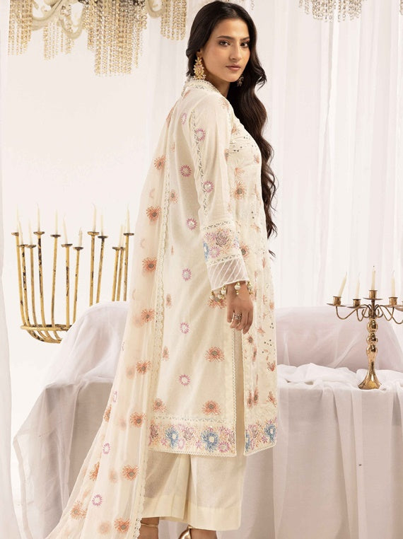 Mahees jasmine elegant embroidered karandi Collection By Riaz Art (D-07)
