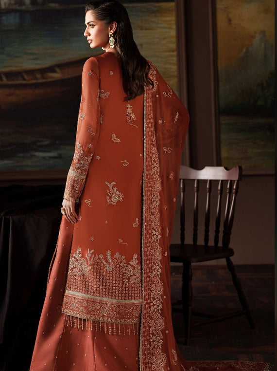 Zarif Premium Chiffon Collection 2025 (ZRF-PRC-07 ELEONORE)