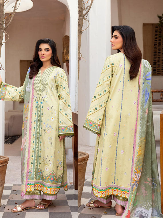 Florent Luxury Prints Lawn Collection 2025 (D-07)