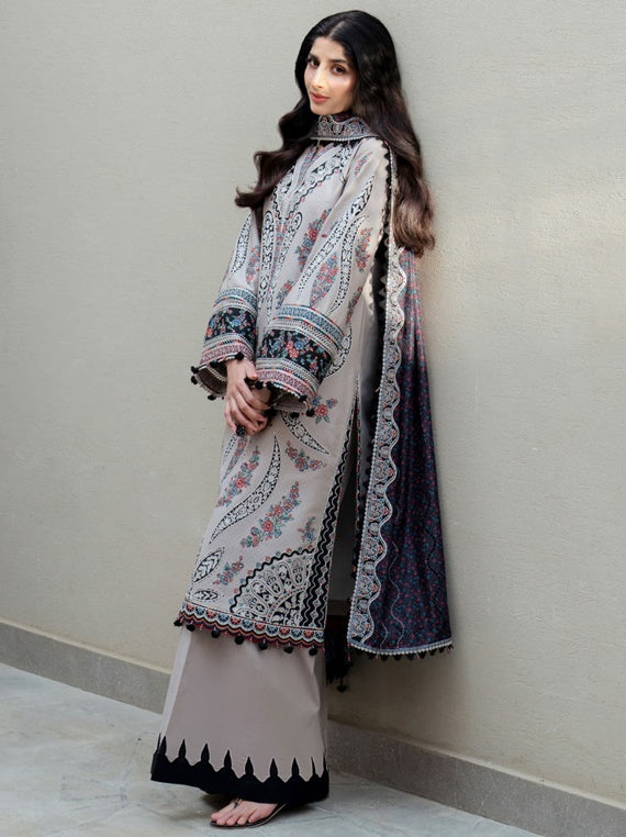 Shahkaar By Jazmin Luxury Eid Lawn Collection 2025 (SL25-D7)