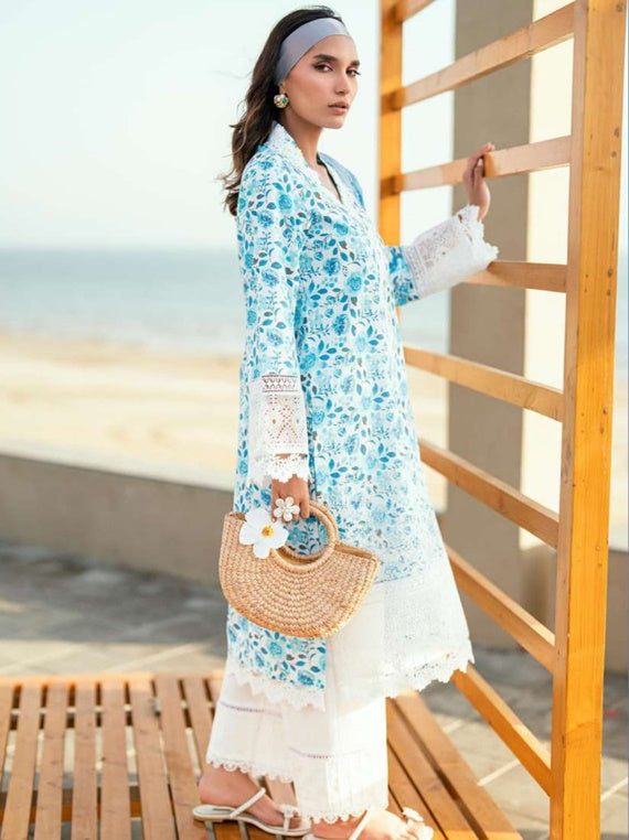 Lawnkaari Lawn Collection 2025 By Sidra Fahad (Iris)