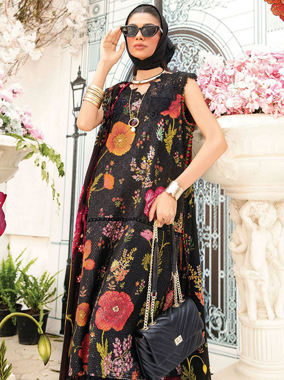 Maria B M Print Eid Lawn Collection 2025 (MPT-07B)