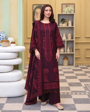Sehrish by Johra Luxury Embroidered Winter Suit with Embroidered Shawl