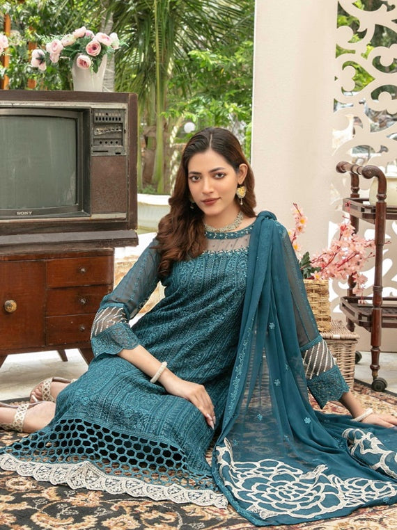 Nuresa By Tawakkal Semi-Stitched Chiffon Collection 2025 (D-5725)