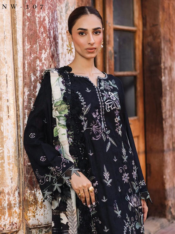 Maya by Nurèh Embroidered  Jacquard By Riaz arts (NW-107)