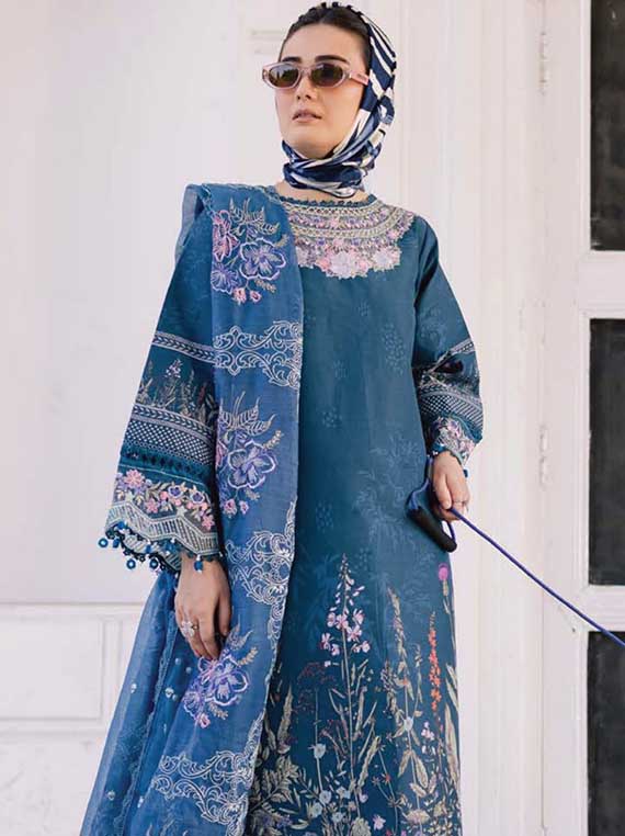 IVY Bloom By Parishay Printkari Lawn Collection 2025 Vol-02 (BLOOM-08)