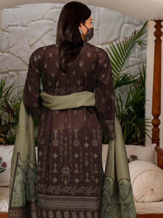 Aria By Zavi Bana Dora Lawn Collection 2025 (ZV-118)